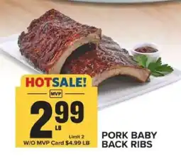 Food Lion Pork Baby Back Ribs offer
