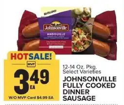 Food Lion Johnsonville Fully Cooked Dinner Sausage offer