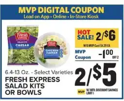 Food Lion Fresh Express Salad Kits or Bowls offer