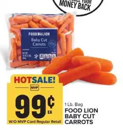 Food Lion FOOD LION BABY CUT CARROTS offer