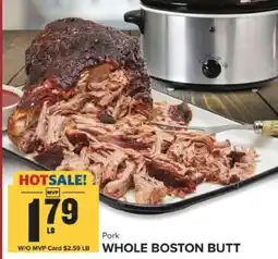 Food Lion Pork Whole Boston Butt offer