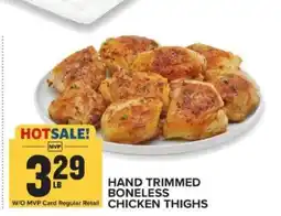 Food Lion Hand Trimmed Boneless Chicken Thighs offer