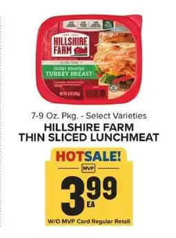 Food Lion Hillshire Farm Thin Sliced Lunchmeat offer