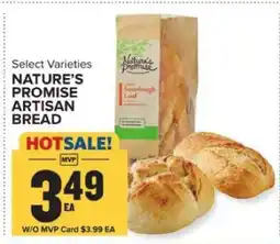 Food Lion Nature's Promise Artisan Bread offer