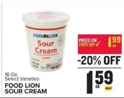 Food Lion Food Lion Sour Cream offer