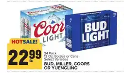 Food Lion Bud, Miller, Coors or Yuengling offer