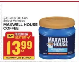 Food Lion Maxwell House Coffee offer