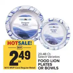 Food Lion Food Lion Plates or Bowls offer