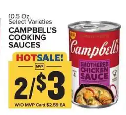 Food Lion CAMPBELL'S COOKING SAUCES offer