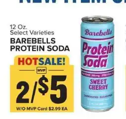 Food Lion Barebells protein soda offer