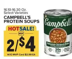 Food Lion Campbell's Protein Soups offer