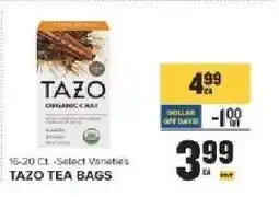 Food Lion Tazo Tea Bags offer