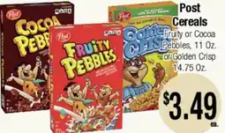 Big Saver Foods Post Cereals offer