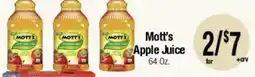 Big Saver Foods Mott's Apple Juice offer