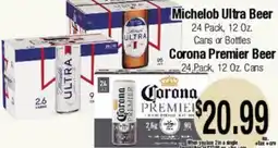 Big Saver Foods Michelob Ultra Beer, Corona Premier Beer offer