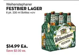 Bristol Farms Weihenstephaner FESTBIER LAGER offer