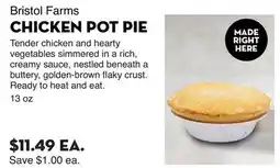 Bristol Farms Bristol Farms CHICKEN POT PIE offer