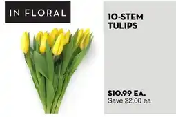 Bristol Farms 10-STEM TULIPS offer