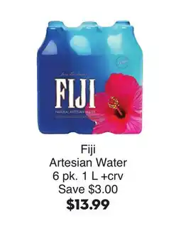 Bristol Farms Fiji Artesian Water offer