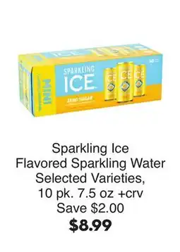 Bristol Farms Sparkling Ice Flavored Sparkling Water offer
