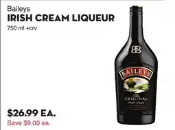 Bristol Farms Baileys IRISH CREAM LIQUEUR offer