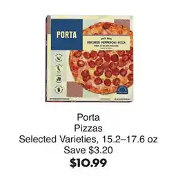 Bristol Farms Porta Pizzas offer
