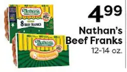 Rich's Fresh Market Nathan's Beef Franks offer
