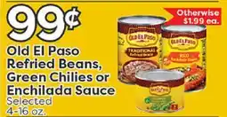 Rich's Fresh Market Old El Paso Refried Beans, Green Chilies or Enchilada Sauce offer