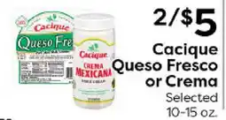 Rich's Fresh Market Cacique Queso Fresco or Crema offer