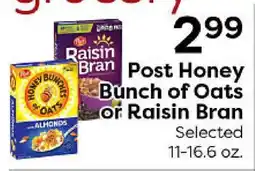 Rich's Fresh Market Post Honey Bunch of Oats or Raisin Bran offer