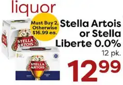 Rich's Fresh Market Stella Artois or Stella Liberte 0.0% offer
