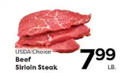 Rich's Fresh Market USDA Choice Beef Sirloin Steak offer