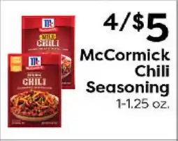 Rich's Fresh Market McCormick Chili Seasoning offer