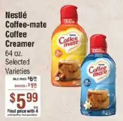 Smart & Final Nestle coffee mate coffee creamer offer