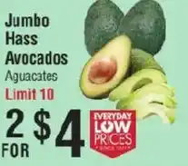 Smart & Final Jumbo Hass Avocados offer