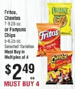 Smart & Final Fritos, Cheetos or F纭yns Chips offer