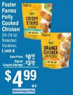 Smart & Final Foster Farms Fully Cooked Chicken offer