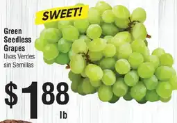 Smart & Final Green Seedless Grapes offer