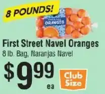 Smart & Final First Street Navel Oranges offer