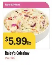 Raley's Raley's Coleslaw offer