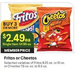 Raley's Fritos or Cheetos offer