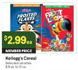 Raley's Kellogg's Cereal offer