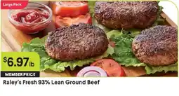 Raley's Raley's Fresh Ground Beef offer