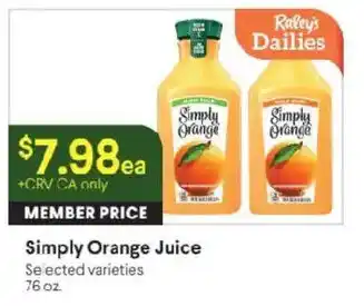 Simply Orange Juice