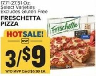 Food Lion Freschetta Pizza offer