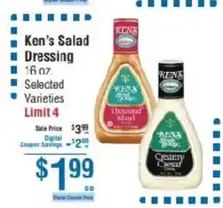 Smart & Final Ken's Salad Dressing offer