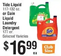 Smart & Final Tide Liquid Laundry Detergent offer