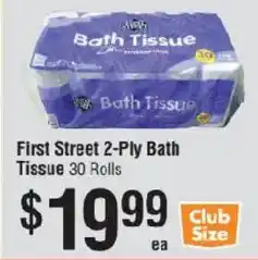 Smart & Final First Street 2-Ply Bath Tissue offer