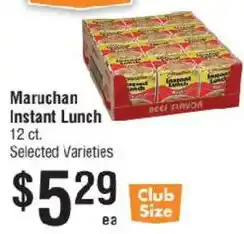 Smart & Final Maruchan Instant Lunch offer