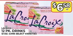 Price Cutter LaCroix sparkling water offer